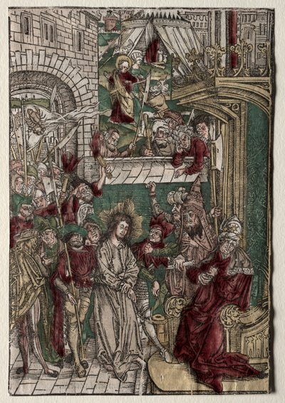 Vida de Cristo: Cristo ante Pilato, 1400s de Unbekannt