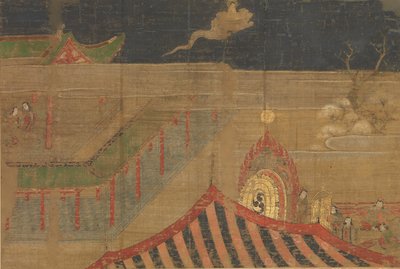 Vida de Buda: Abandonando la vida en el palacio, principios del siglo XV de Unbekannt