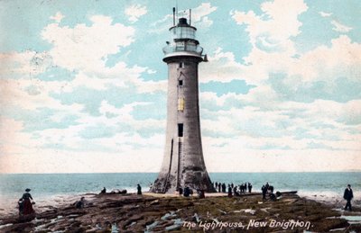 Faro en New Brighton, Wirral, Merseyside, 1904 de Unbekannt