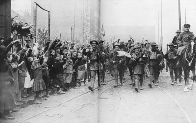 Liberación de Lille por los británicos, Francia, 17 de octubre de 1918 de Unbekannt