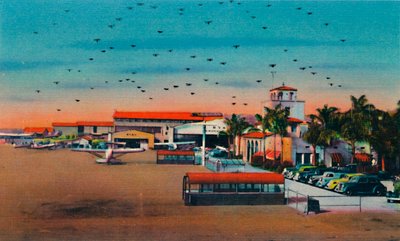 Campo Lindbergh y edificio de administración. San Diego, California, c1941 de Unbekannt