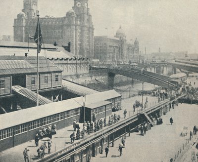 El Muelle de Liverpool es uno de los frentes fluviales más interesantes de Gran Bretaña, 1937 de Unbekannt