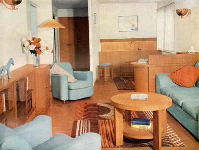 Sala de estar por Bird Iles Ltd., Londres, 1937 de Unbekannt