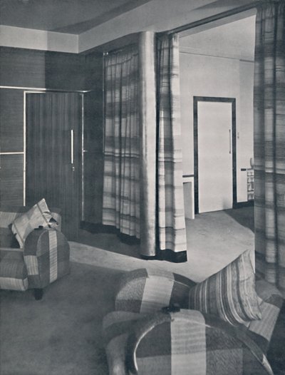 Sala de estar en una casa de Londres, diseñada por Raymond McGrath, A.R.I.B.A., 1936 de Unbekannt