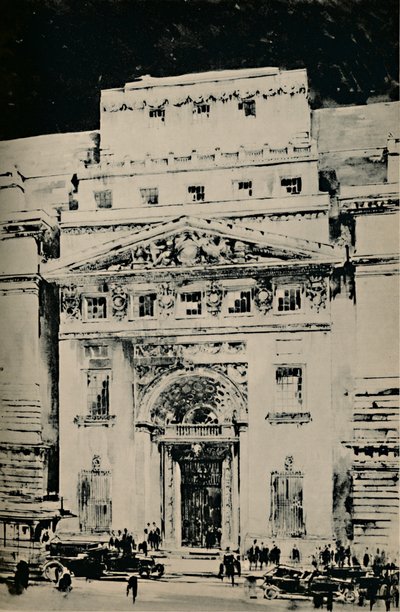 El nuevo edificio de Lloyds: entrada en Leadenhall Street, 1928 de Unbekannt