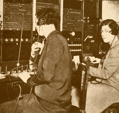 Servicio telefónico Londres-Nueva York, c1930 de Unbekannt