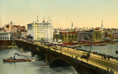 Puente de Londres y Adelaide House, Londres, 1935 de Unbekannt
