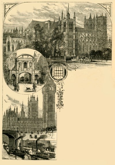 Londres. Westminster y los suburbios occidentales, 1881 de Unbekannt