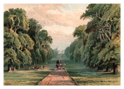 Largo Paseo, Parque Windsor, 1880 de Unbekannt
