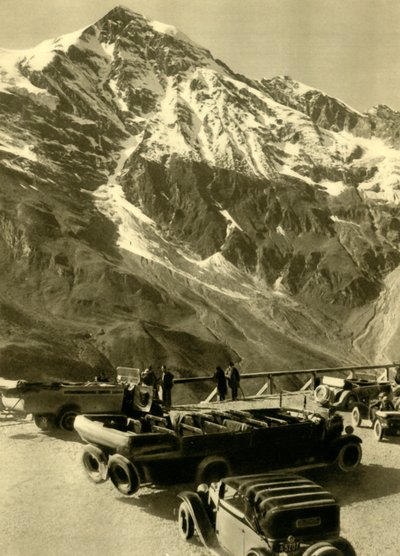 Punto de observación en Hochmais en la carretera alpina de Grossglockner, Austria de Unbekannt