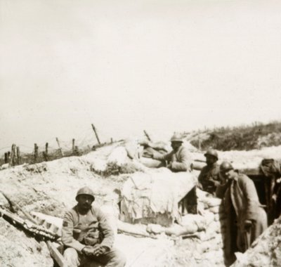 Puesto de observación, Massiges, norte de Francia, c1914-c1918 de Unbekannt