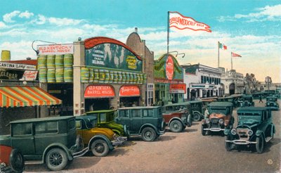 Mirando al norte en Main Street, c1939 de Unbekannt
