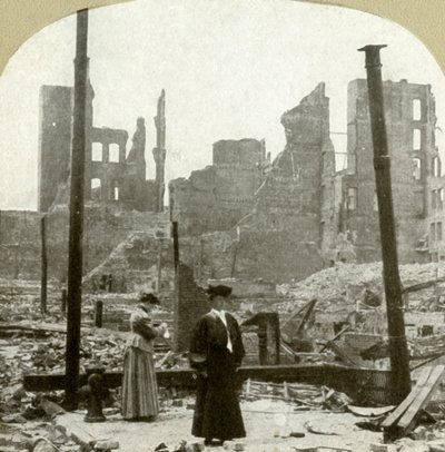 Mirando al noreste desde la esquina de Ellis y Powell Sts, 1906 de Unbekannt