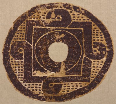 Rondel anudado de una manta o cubierta, siglos III-IV de Unbekannt