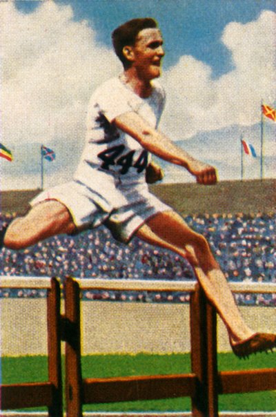 Lord Burghley, ganador, 400m vallas, 1928 de Unbekannt