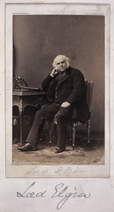Lord Elgin, diplomático británico, c 1860 de Unbekannt