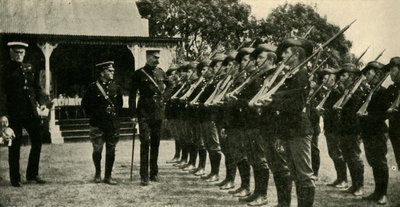 Lord Kitchener revisando cadetes australianos, Primera Guerra Mundial de Unbekannt