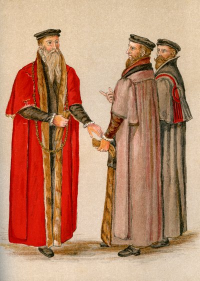 Lord Mayor y concejales, 1893 de Unbekannt