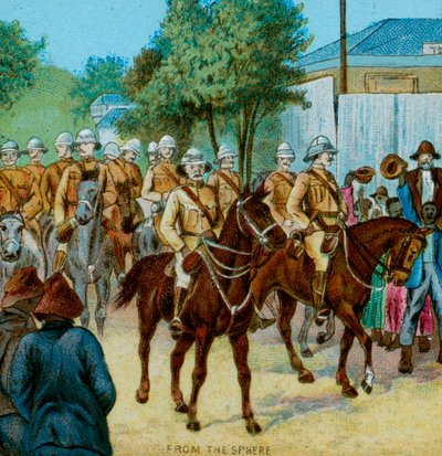 Entrada Estatal de Lord Roberts en Bloemfontein, 1900 de Unbekannt