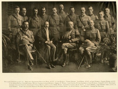 Lord Roberts y Sir Alfred Milner con sus personalidades, 1900, 1901 de Unbekannt