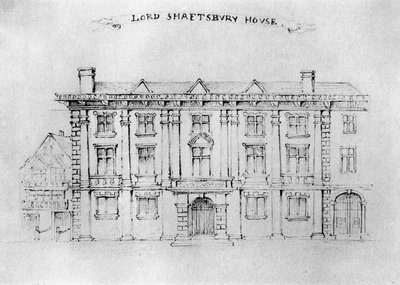 Casa de Lord Shaftbury, Aldersgate Street, 1908 de Unbekannt