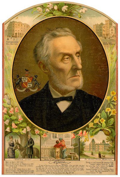 Lord Shaftesbury, estadista y filántropo conservador británico, finales del siglo XIX de Unbekannt