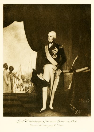 Lord Wellesley como Gobernador General de Unbekannt