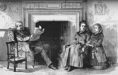 Lord y Lady Wolseley y su hija, c1882-85 de Unbekannt