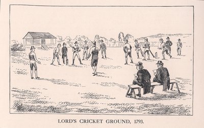 Campo de cricket de Lords, Londres de Unbekannt