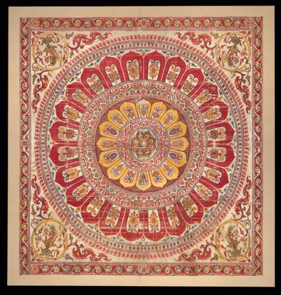 Dosel de pétalos de flor de loto, 1500s-principios de 1600s de Unbekannt