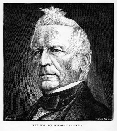 Louis-Joseph Papineau, 1786-1871, político y abogado canadiense, siglo XIX de Unbekannt