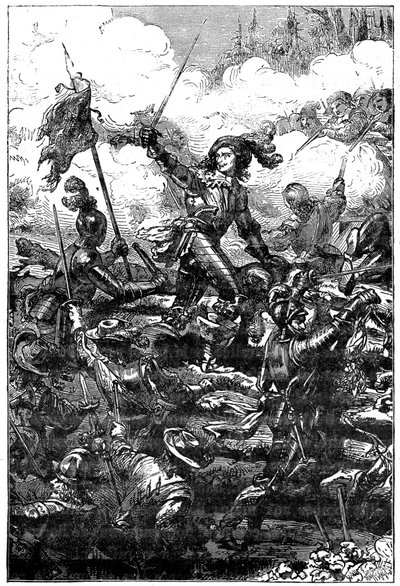 Luis II de Borbón, Príncipe de Condé en la Batalla de Friburgo, 1898 de Unbekannt