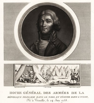 Louis Lazare Hoche, General Revolucionario de los Ejércitos de la República Francesa, fallecido en Wetzlar en 1797 de Unbekannt