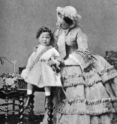 Luis Napoleón, Príncipe Imperial, de niño, c1858 de Unbekannt