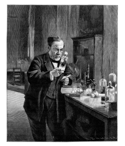 Louis Pasteur, microbiólogo y químico francés del siglo XIX, 1900 de Unbekannt