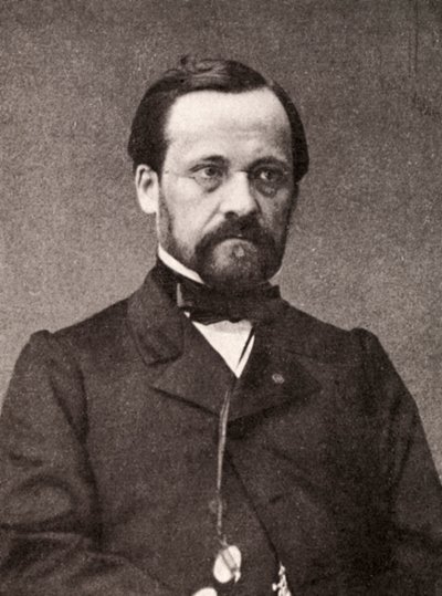 Louis Pasteur, microbiólogo y químico francés, siglo XIX de Unbekannt