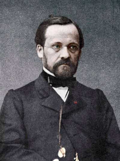 Louis Pasteur, microbiólogo y químico francés, siglo XIX de Unbekannt