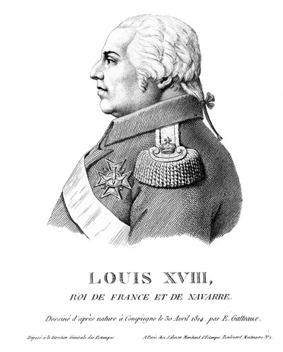 Luis XVIII, Rey de Francia, 1814 de Unbekannt