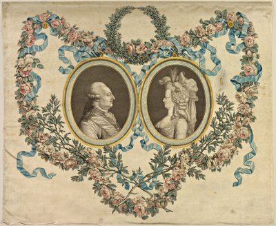 Luis XVI y María Antonieta de Unbekannt