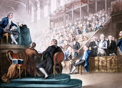 Luis XVI en el Bar de la Convención Nacional, 26 de diciembre de 1792 1796 de Unbekannt