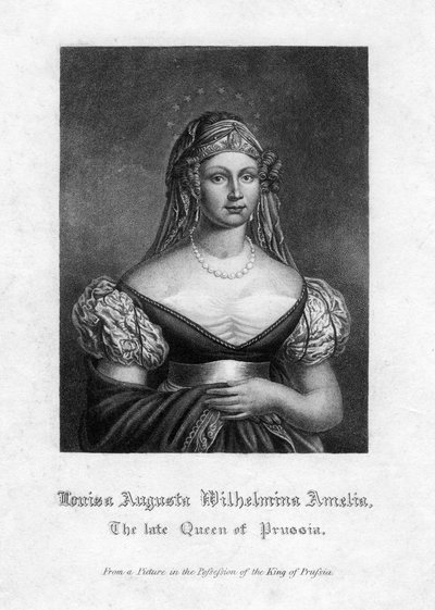 Luisa Augusta Guillermina Amalia, Reina de Prusia de Unbekannt