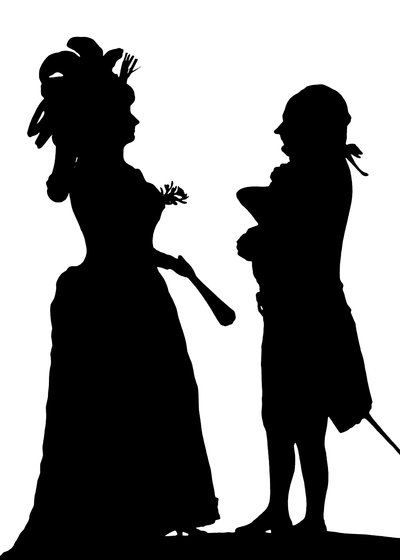 Louise Contat y Joseph Dazincourt, actores franceses, 1784 1912 de Unbekannt