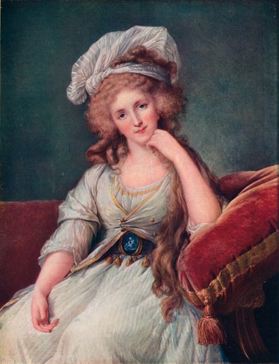 Louise Marie Adelaide de Bourbon-Penthievre, Duquesa de Orleans, 1753-1821. Aristócrata francesa de Unbekannt