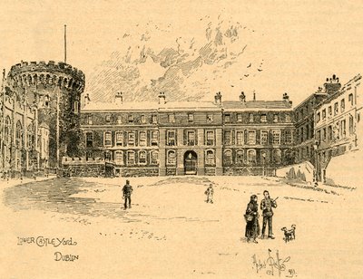 Lower Castle Yard, Dublín, Irlanda de Unbekannt