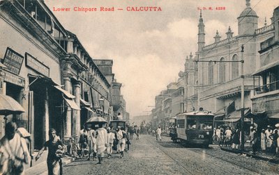 Calle Chitpore Baja - Calcuta, c1910 de Unbekannt