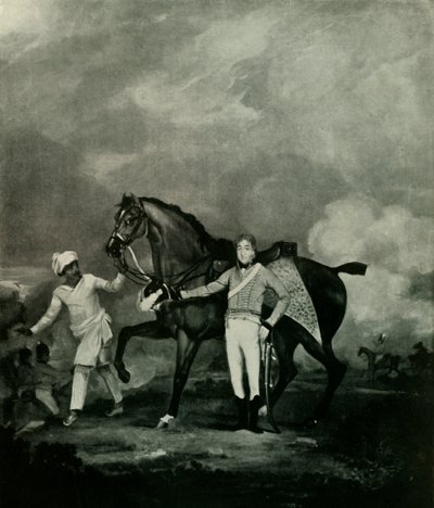 Teniente Coronel F. A. Daniell en el Uniforme de la Guardia Real, 1802-1806, 1925 de Unbekannt