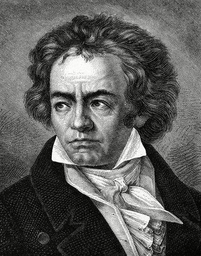 Ludwig van Beethoven 1770-1827, compositor alemán de Unbekannt