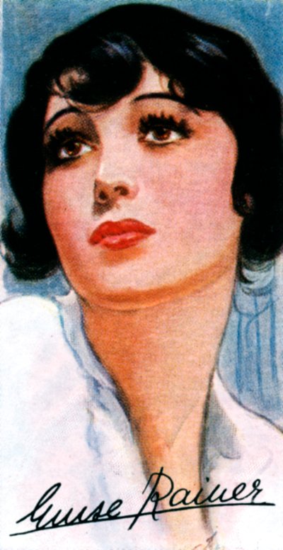 Luise Rainer, 1910-, actriz ganadora de dos premios de la Academia, siglo XX de Unbekannt