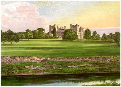 Castillo de Lumley, Condado de Durham, hogar del Conde de Scarbrough, c1880 de Unbekannt