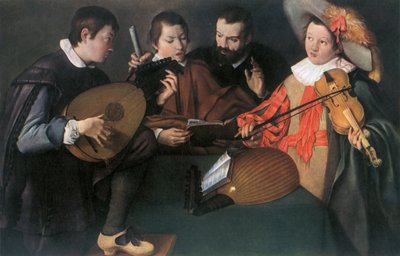Laúdes y violín, pintor italiano desconocido del siglo XVII de Unbekannt